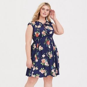 Multicolored floral dress